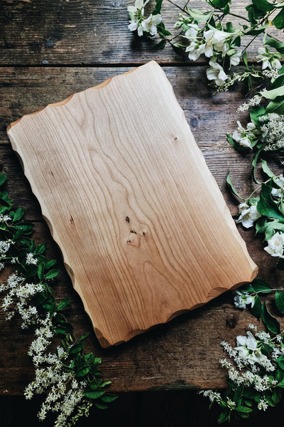 READY TO SHIP AUCTION | Hand Scuplted Chopping Block, Cherry