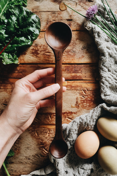 READY TO SHIP AUCTION | Double Sided Measuring Spoon, Walnut