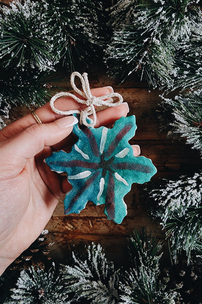 READY TO SHIP AUCTION | Salt Dough Ornament {Snowflake}