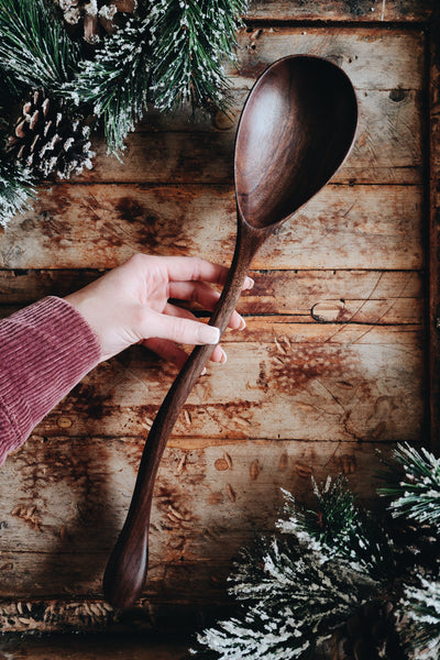 READY TO SHIP AUCTION | Rustic Ladle, Walnut