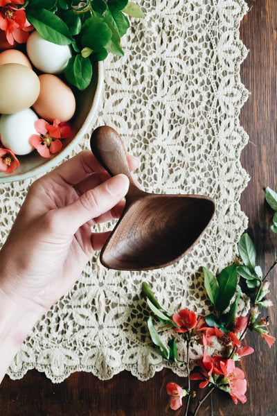 READY TO SHIP AUCTION | Special Coffee Scoop, Walnut