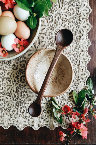 READY TO SHIP AUCTION | Double Sided Measuring Spoon, Walnut