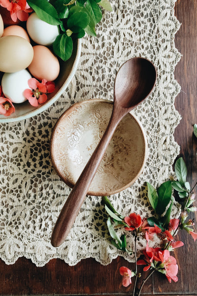 READY TO SHIP AUCTION | OOAK Serving Spoon, Walnut