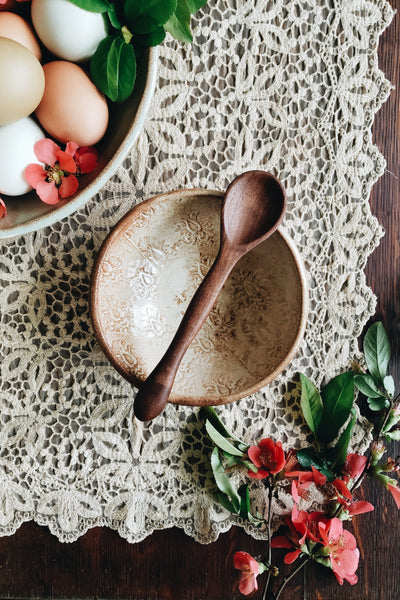 READY TO SHIP AUCTION | Old World Coffee Spoon, Walnut