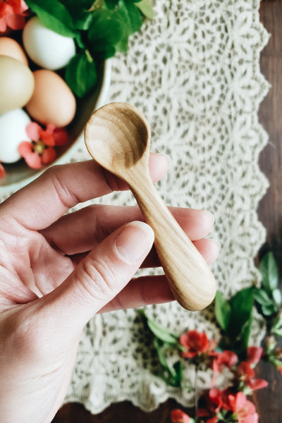 READY TO SHIP AUCTION | Salt Spoon, Hickory