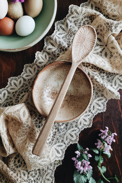 READY TO SHIP AUCTION | Chiseled Bowl Cooking Spoon, Maple
