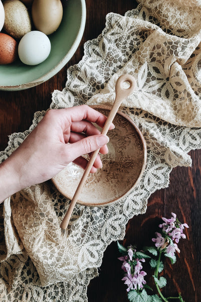 READY TO SHIP AUCTION | Spurtle Whisk Coffee Stirrer, Sycamore