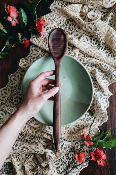 READY TO SHIP AUCTION | Best All Purpose Spoon, Fancy Walnut