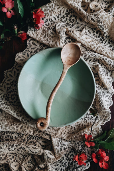 READY TO SHIP AUCTION | Long Elegant Scoop, Fancy Birdseye Maple