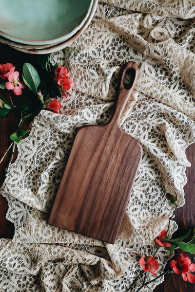 READY TO SHIP AUCTION | Small Cutting & Serving Board, Walnut