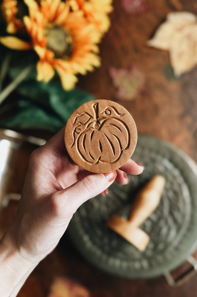 READY TO SHIP AUCTION | Heirloom Cookie Stamp {Pumpkin}