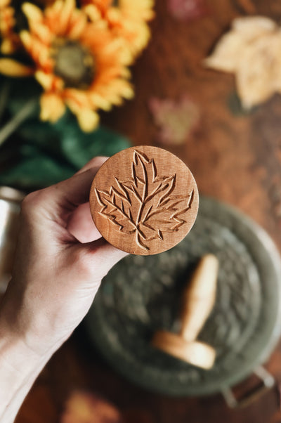READY TO SHIP AUCTION | Heirloom Cookie Stamp {Maple Leaf}