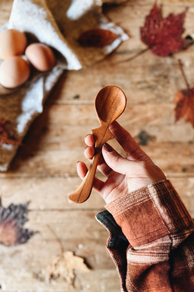 READY TO SHIP AUCTION | Mini Serving Spoon J, Cherry #1