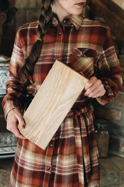 READY TO SHIP AUCTION | Cutting & Serving Board, Fancy Hickory