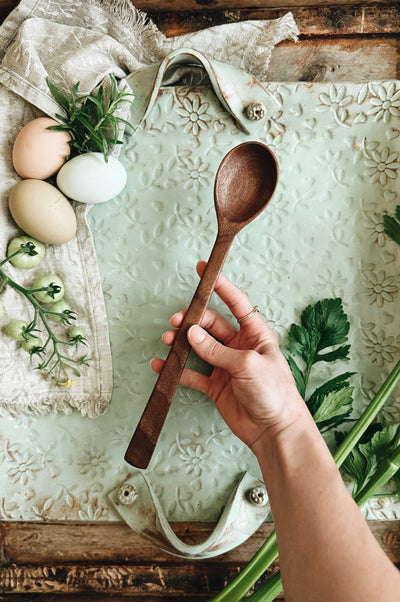 READY TO SHIP AUCTION | OOAK Serving Spoon, Walnut