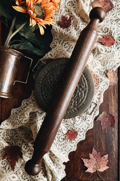 READY TO SHIP AUCTION | Double Sided Rolling Pin, Walnut
