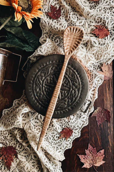 READY TO SHIP AUCTION | Farmer's Spoon, Fancy Tiger Maple