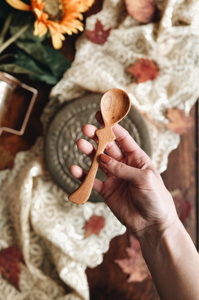 READY TO SHIP AUCTION | Mini Serving Spoon J, Cherry #2