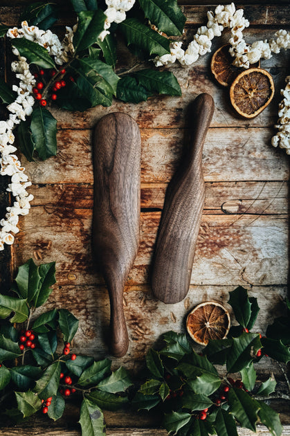 READY TO SHIP AUCTION | Original Spurtle Set, Walnut – Old World Kitchen