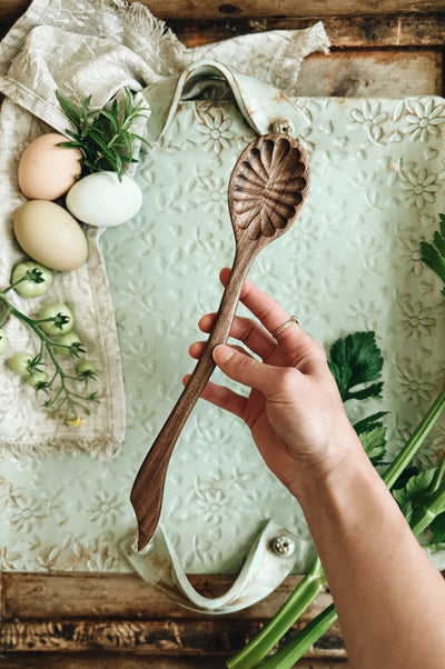 READY TO SHIP AUCTION | Petite Serving Spoon, Walnut
