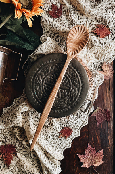 READY TO SHIP AUCTION | Farmer's Wife Spoon, Fancy Tiger Maple