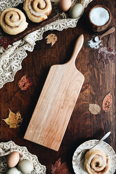READY TO SHIP AUCTION | OOAK Cutting & Serving Board, Maple
