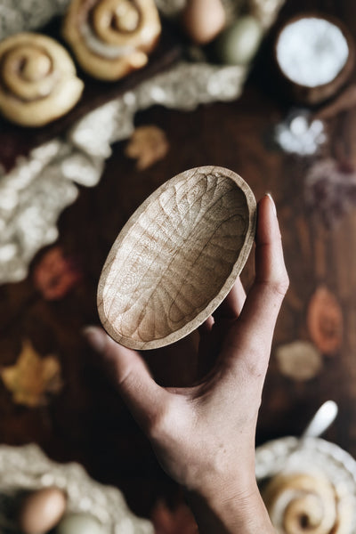 READY TO SHIP AUCTION | Hand Sculpted Jewelry Dish, Maple