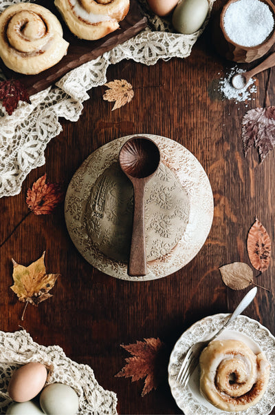 READY TO SHIP AUCTION | Chiseled Bowl Scoop, Walnut