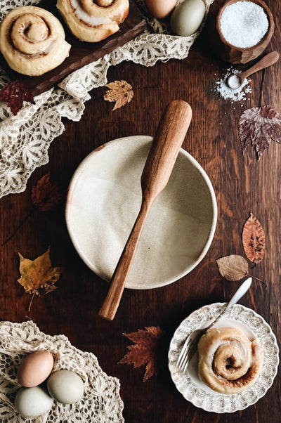 READY TO SHIP AUCTION | Long Spurtle Spreader, Cherry