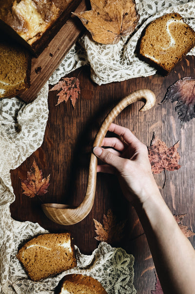 READY TO SHIP AUCTION | Classic Sauce & Gracy Ladle, Fancy Maple