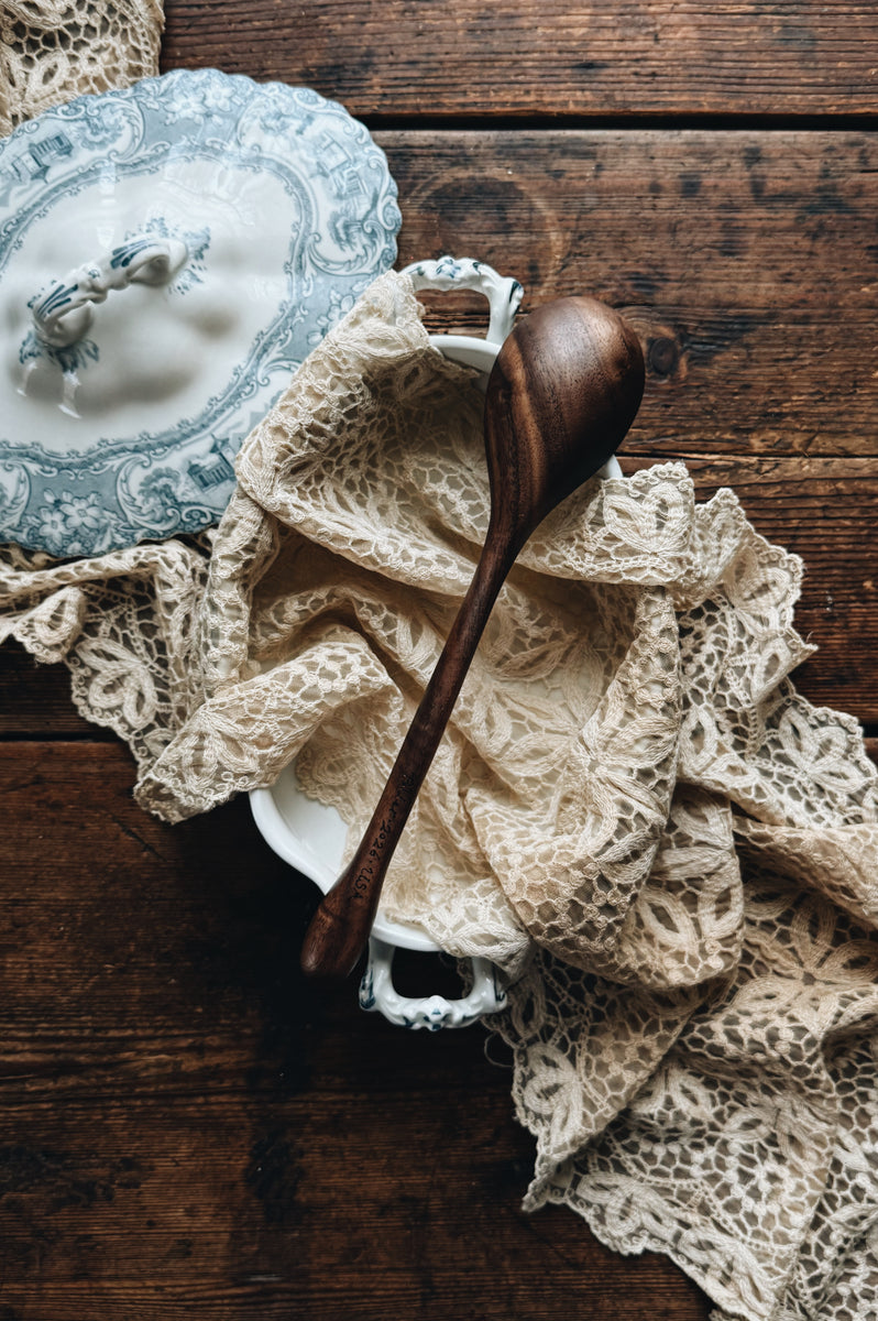 RTS Cottage Serving Spoon, Fancy Walnut – Old World Kitchen