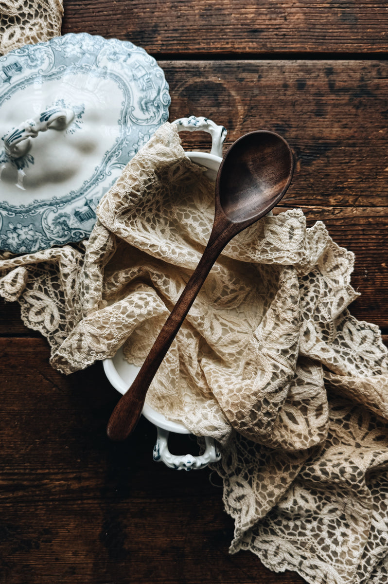 RTS Cottage Serving Spoon, Fancy Walnut – Old World Kitchen