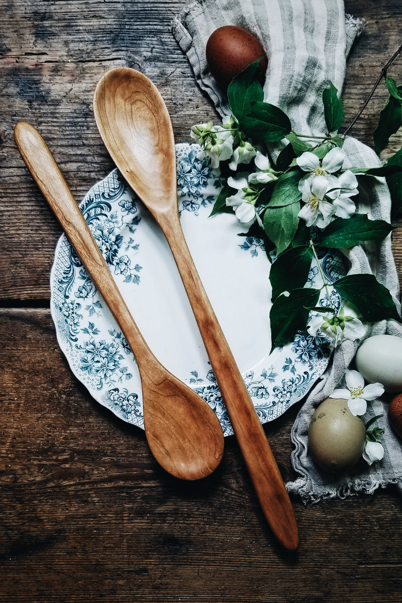 Ultimate Cooking Set - Two Piece Wooden Spoon Set – Old World Kitchen
