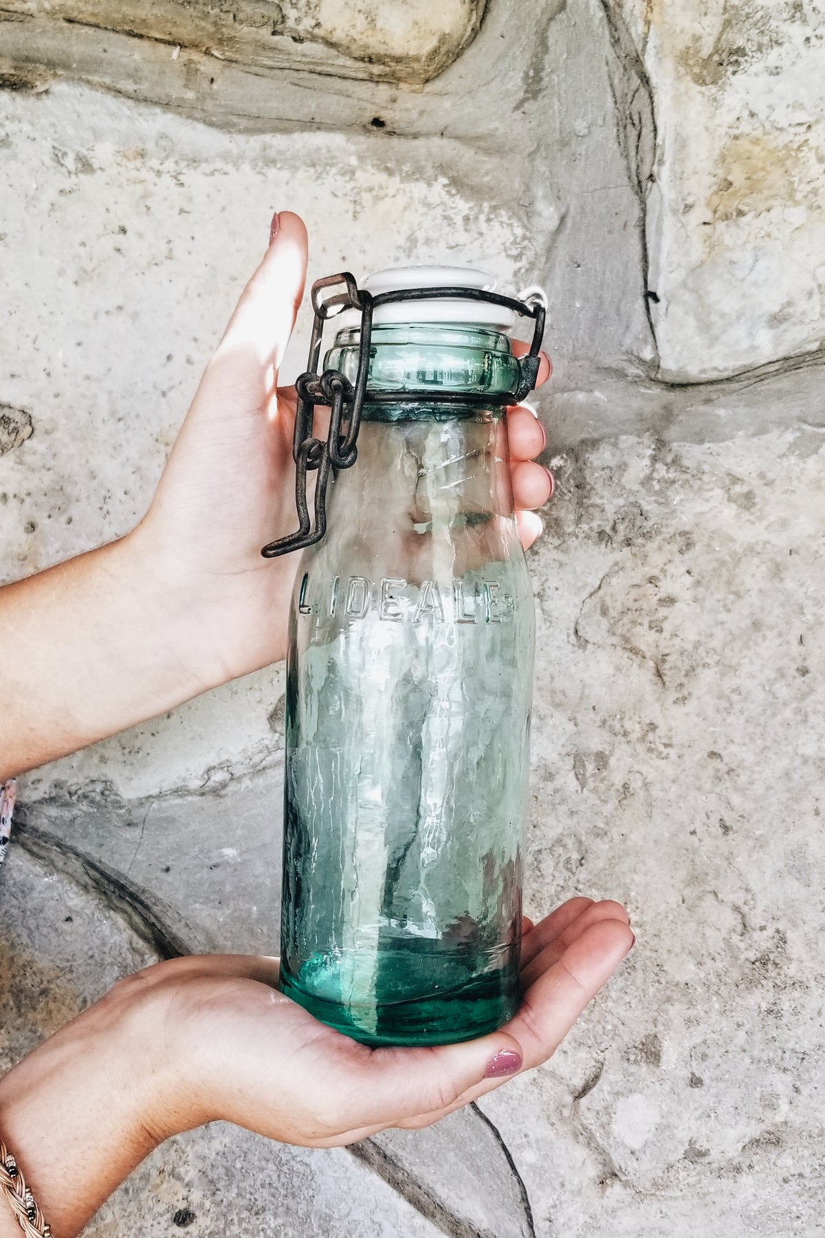 Vintage Ideal mason jars