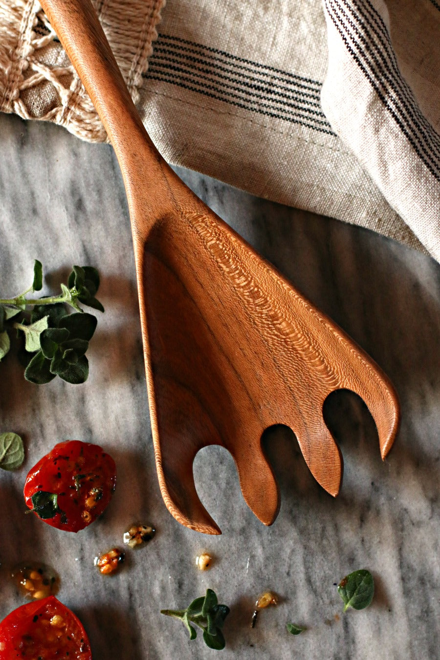 *NEW* Wooden Pasta Spoon Old World Kitchen