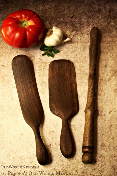 Classic Spurtle  Left or Right Handed – Old World Kitchen